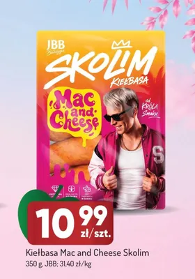 Kiełbasa Mac and Cheese JBB Bałdyga Skolim promocja w Avita
