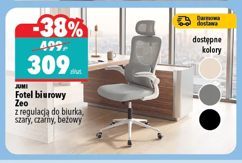Fotel biurowy Jumi Zeo promocja w Biedronka Home