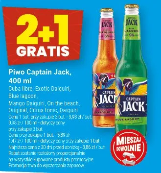 Piwo Captain Jack promocja w Twój Market
