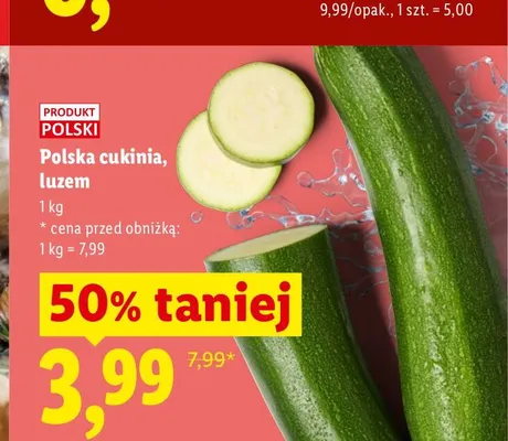 Polska cukinia luzem Ryneczek Lidla promocja w Lidl