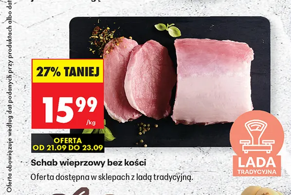 Schab wieprzowy bez kości promocja w Biedronka