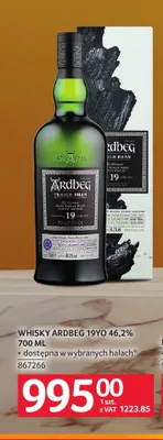 Whisky Ardbeg 19YO promocja w Selgros