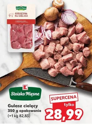 Gulasz cielęcy promocja w Kaufland