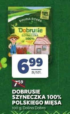 Dobrusie szyneczka 100% polskiego mięsa Dolina Dobra promocja w Stokrotka