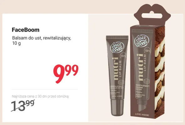 Balsam do ust rewitalizujący FaceBoom promocja w Rossmann