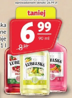Likier Lubelska Grejpfrutowa promocja w Prim Market