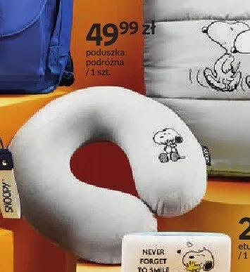 Poduszka podróżna Snoopy promocja w Empik