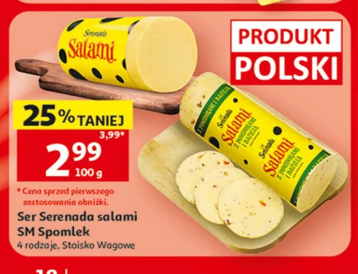 Ser Serenada Salami promocja w Auchan
