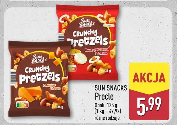 Precle Sun Snacks promocja w Aldi