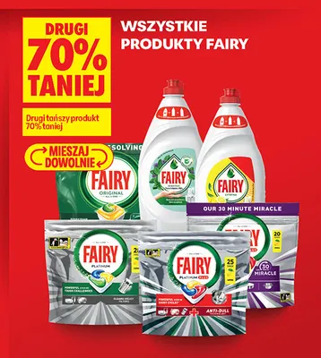 Płyn do mycia naczyń Fairy Sensitive promocja w Biedronka