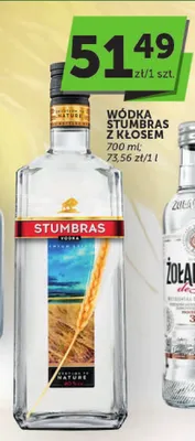 Wódka Stumbras z Kłosem promocja w Groszek