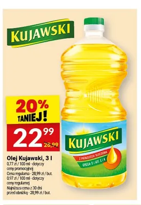 Olej rzepakowy Kujawski promocja w Twój Market