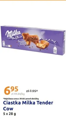 Ciastka Milka Tender Cow 5-pak 28 g promocja w Action