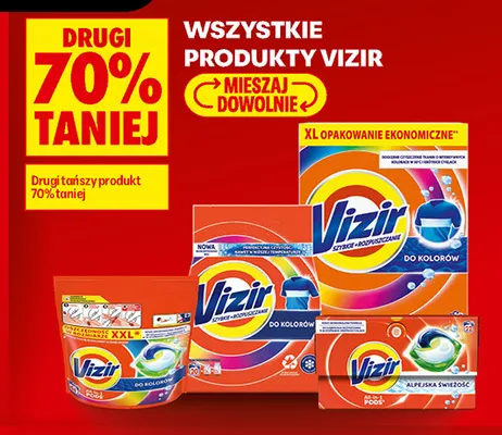 Produkty Vizir promocja w Biedronka