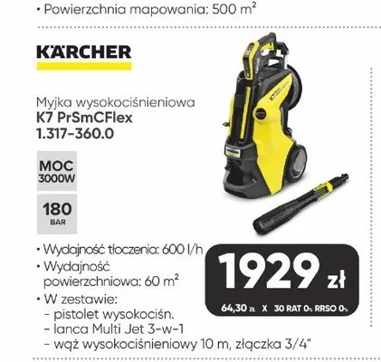Myjka wysokociśnieniowa Kärcher K7 PrSmCFlex promocja w Max Elektro