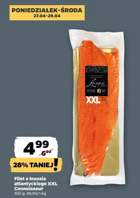 Filet z łososia atlantyckiego XXL Connoisseur promocja w Netto