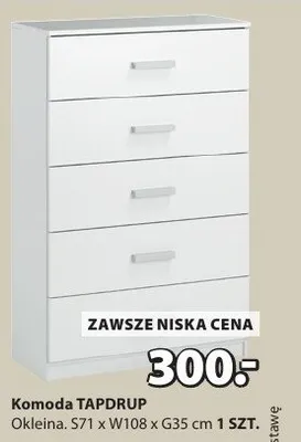 Komoda Tapdrup promocja w Jysk