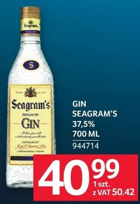 Gin Seagram's 37,5% 944714 promocja w Selgros