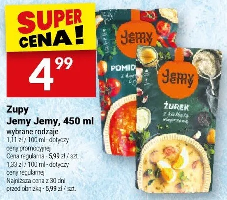 Zupy Jemy Jemy promocja w Twój Market