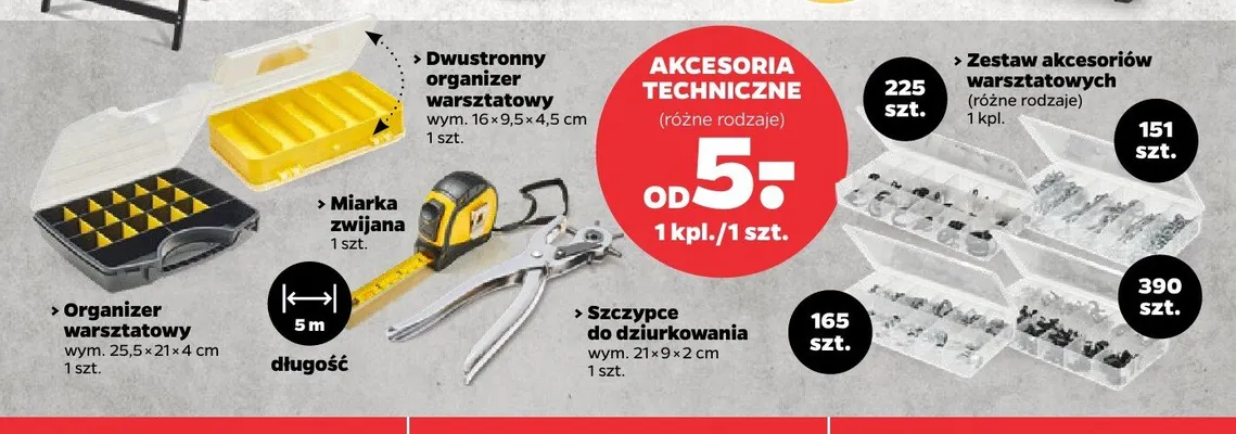 Miarka zwijana TECHLINER długość 5m promocja w Netto
