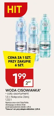 Woda Cisowianka promocja w Chata Polska