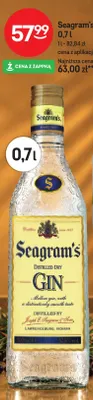 Gin Seagram's promocja w Żabka