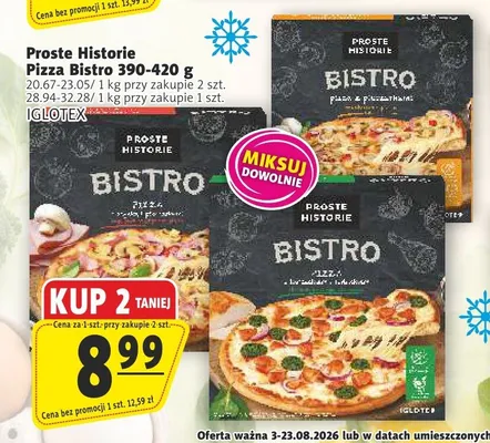 Pizza Bistro z pieczarkami Proste Historie promocja w Prim Market