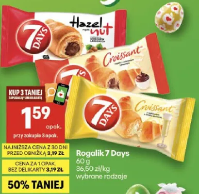 Rogalik promocja w Delikatesy Centrum