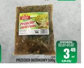 Przecier ogórkowy Agat promocja w Tomi Markt