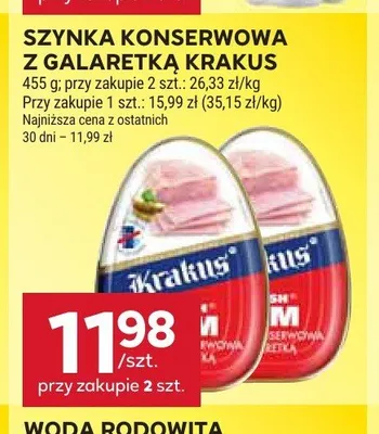 Szynka konserwowa z galaretką Krakus promocja w Stokrotka