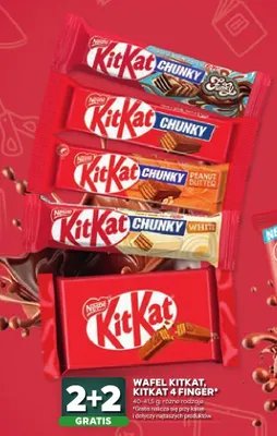 Wafel KitKat 4 Finger promocja w Stokrotka