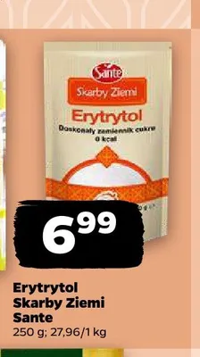 Erytrytol Skarby Ziemi Sante promocja w Netto