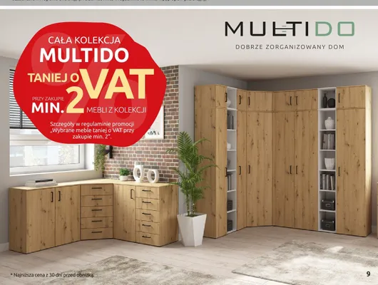 Meble z kolekcji Multido promocja w Black Red White