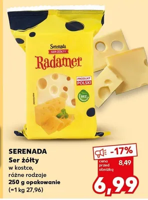 Ser Ser żółty w kostce, różne rodzaje promocja w Kaufland