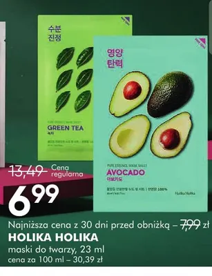 Maska do twarzy Holika Holika Avocado promocja w Super-Pharm