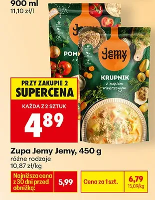Zupa różne rodzaje promocja w Biedronka