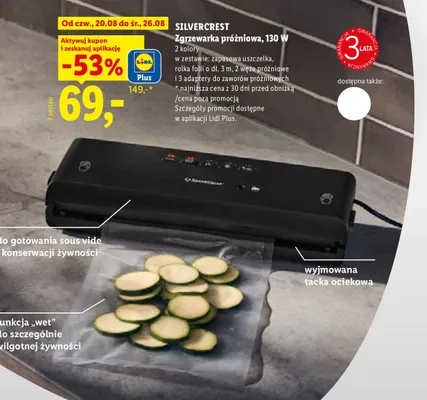 Zgrzewarka próżniowa Silvercrest promocja w Lidl