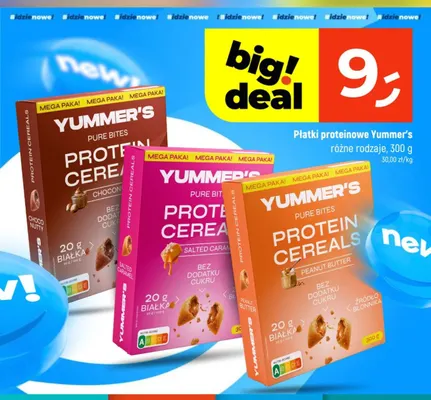 Płatki proteinowe Yummer's Salted Caramel promocja w Dealz