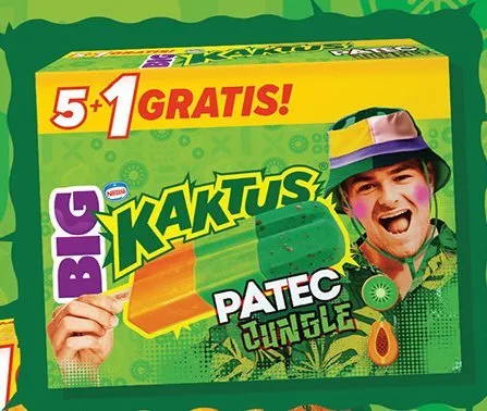 Lody Kaktus Big Jungle 6-pak promocja w Biedronka