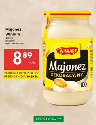Majonez dekoracyjny wybrane rodzaje promocja w Delikatesy Centrum