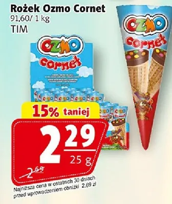 Rożek Ozmo Cornet promocja w Prim Market