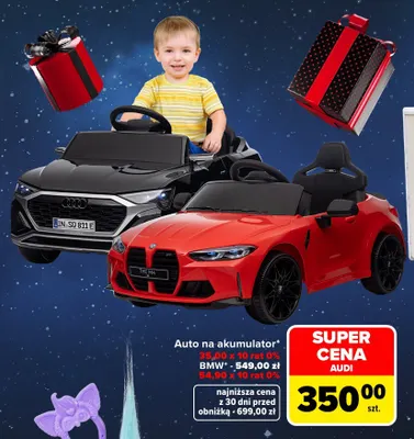 Auto na akumulator Audi promocja w Carrefour