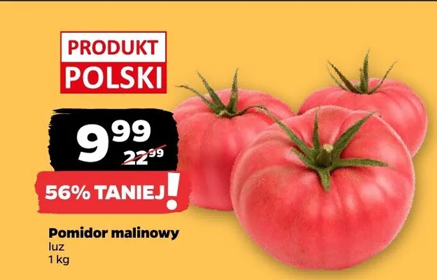 Pomidor malinowy luz promocja w Netto
