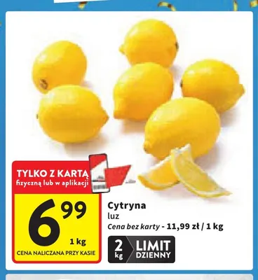 Cytryny promocja w Intermarche
