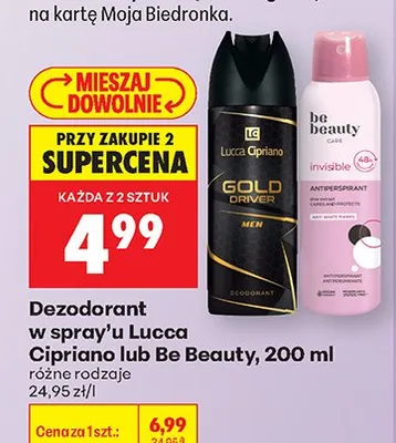 Dezodorant w spray'u  promocja w Biedronka