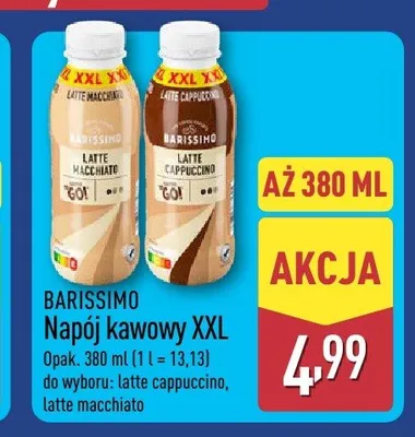Napój kawowy XXL Barissimo promocja w Aldi