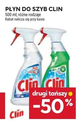 Płyn do szyb Clin promocja w Stokrotka