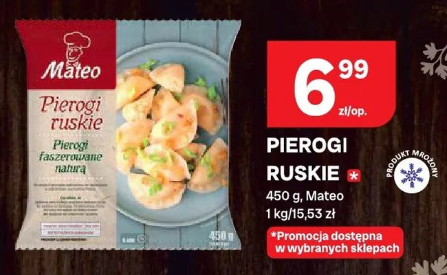 Pierogi ruskie promocja w Chorten