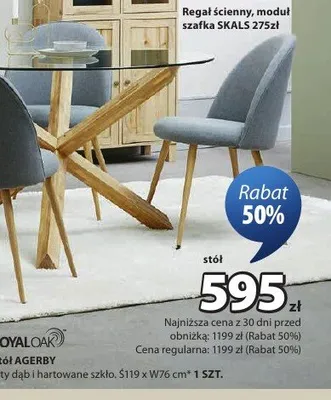 Stół AGERBY promocja w Jysk