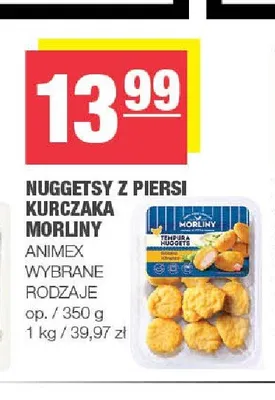 Nuggetsy z piersi kurczaka Morliny promocja w SPAR